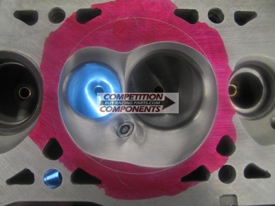 CNC Ported RHS LS7 Heads - Assembled, Hollow stem Intake